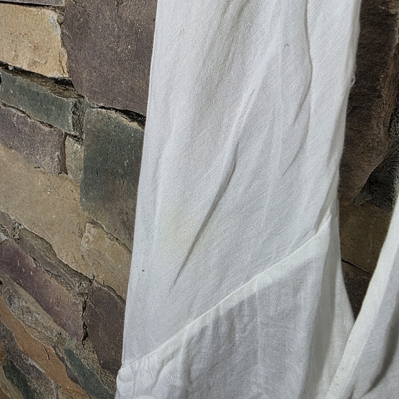 Jean Paul Gaultier Femme Sheer White Blouse Size US 8 - Picture 11 of 12